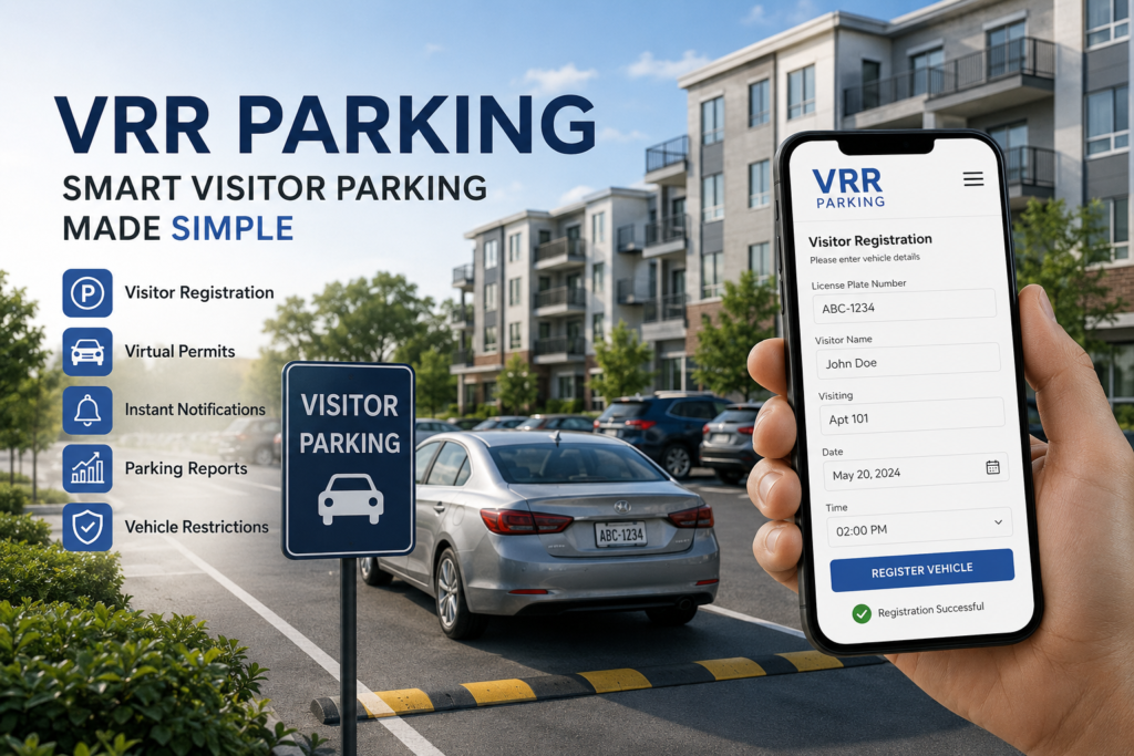VRR Parking: Visitor Parking Management Made Simpler VRR parking