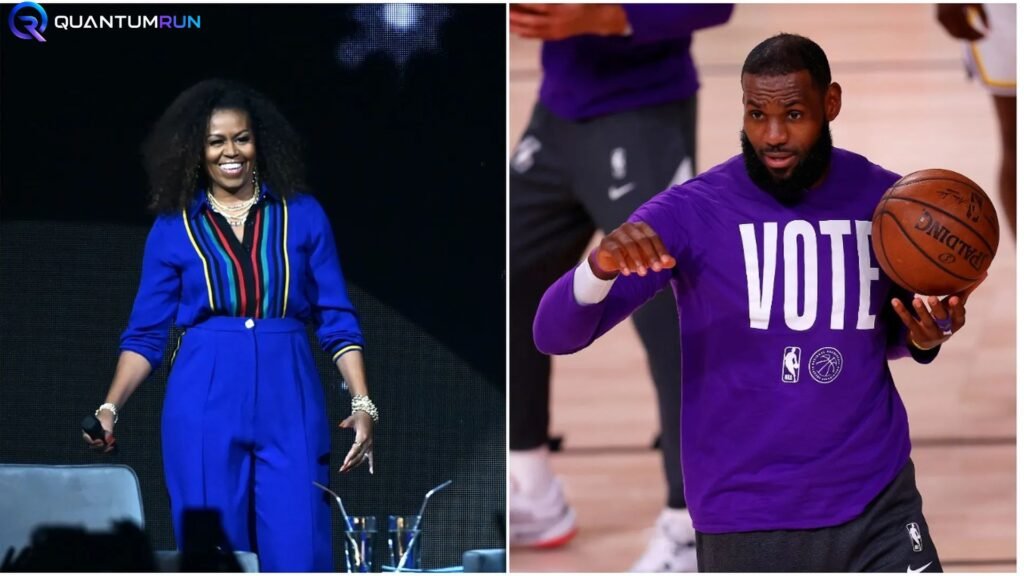 michelle obama and lebron james