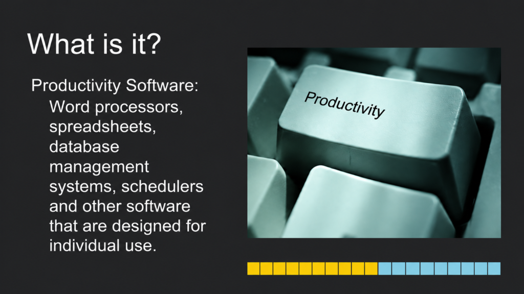 what is productivity software